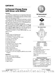 CAT3616 datasheet pdf ON Semiconductor