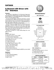 CAT3626 datasheet pdf ON Semiconductor