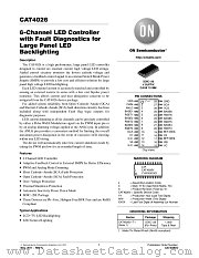 CAT4026 datasheet pdf ON Semiconductor