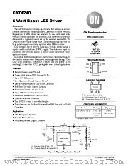 CAT4240 datasheet pdf ON Semiconductor