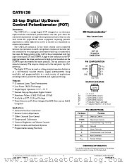 CAT5128 datasheet pdf ON Semiconductor