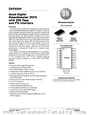 CAT5259 datasheet pdf ON Semiconductor