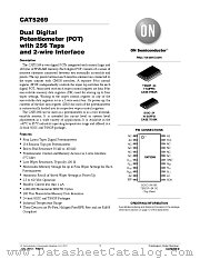 CAT5269 datasheet pdf ON Semiconductor