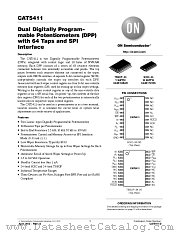 CAT5411 datasheet pdf ON Semiconductor