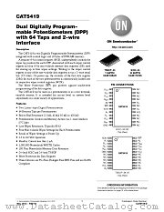 CAT5419 datasheet pdf ON Semiconductor