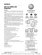CAT6219 datasheet pdf ON Semiconductor
