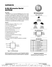 CAT93C76 datasheet pdf ON Semiconductor