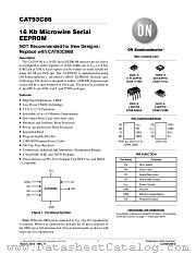 CAT93C86 datasheet pdf ON Semiconductor