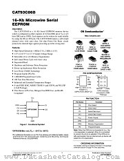 CAT93C86B datasheet pdf ON Semiconductor
