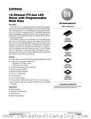 CAT9552 datasheet pdf ON Semiconductor