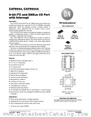 CAT9554 datasheet pdf ON Semiconductor