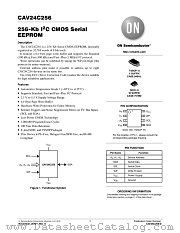 CAV24C256 datasheet pdf ON Semiconductor