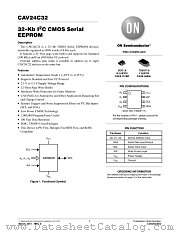 CAV24C32 datasheet pdf ON Semiconductor