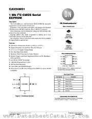 CAV24M01 datasheet pdf ON Semiconductor