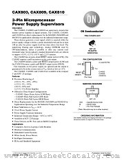 CAX810 datasheet pdf ON Semiconductor
