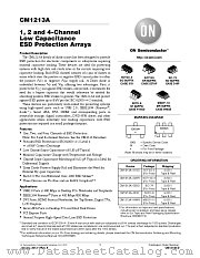 CM1213A datasheet pdf ON Semiconductor