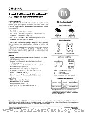 CM1214A datasheet pdf ON Semiconductor