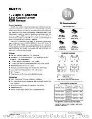 CM1215 datasheet pdf ON Semiconductor