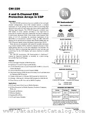 CM1220 datasheet pdf ON Semiconductor