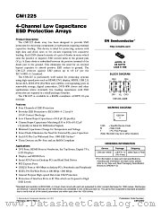 CM1225 datasheet pdf ON Semiconductor