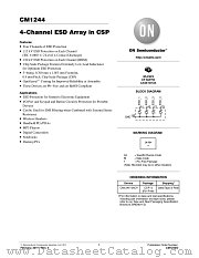 CM1244 datasheet pdf ON Semiconductor