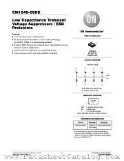 CM1248-08DE datasheet pdf ON Semiconductor