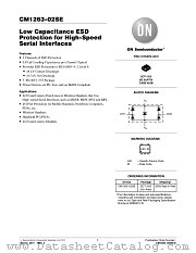 CM1263-02SE datasheet pdf ON Semiconductor