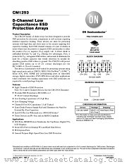 CM1293 datasheet pdf ON Semiconductor