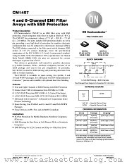 CM1407 datasheet pdf ON Semiconductor