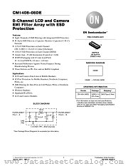CM1408-08DE datasheet pdf ON Semiconductor