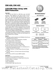 CM1420 datasheet pdf ON Semiconductor