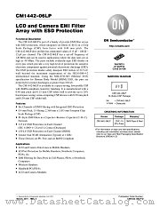 CM1442-06LP datasheet pdf ON Semiconductor