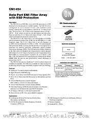 CM1454 datasheet pdf ON Semiconductor