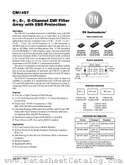 CM1457 datasheet pdf ON Semiconductor