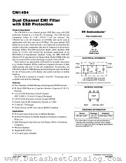 CM1484 datasheet pdf ON Semiconductor