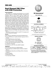 CM1485 datasheet pdf ON Semiconductor