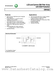 CM1622 datasheet pdf ON Semiconductor