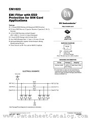 CM1623 datasheet pdf ON Semiconductor