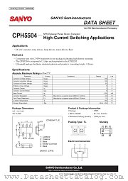 CPH5504 datasheet pdf ON Semiconductor