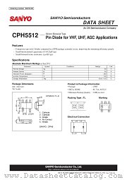 CPH5512 datasheet pdf ON Semiconductor
