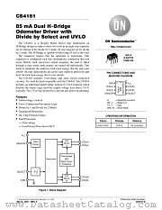 CS4161 datasheet pdf ON Semiconductor