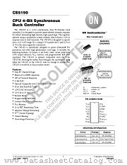 CS5150 datasheet pdf ON Semiconductor