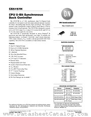 CS5157H datasheet pdf ON Semiconductor