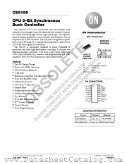 CS5159 datasheet pdf ON Semiconductor