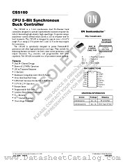 CS5160 datasheet pdf ON Semiconductor