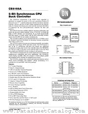 CS5165A datasheet pdf ON Semiconductor