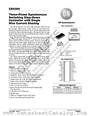 CS5305 datasheet pdf ON Semiconductor