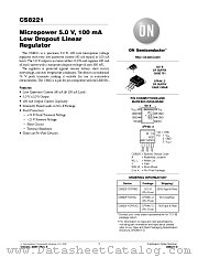 CS8221 datasheet pdf ON Semiconductor
