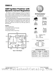 CS8312 datasheet pdf ON Semiconductor