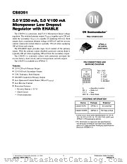 CS8391 datasheet pdf ON Semiconductor
